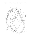 Bedpan Having a tapered interior diagram and image