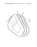 Bedpan Having a tapered interior diagram and image