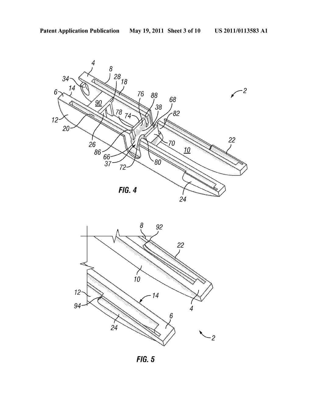 APPARATUS AND PROCESS FOR CONNECTING A WIPER BLADE TO A WIPER ARM - diagram, schematic, and image 04