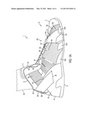 Footwear with Counter-Supplementing Strap diagram and image