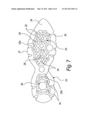 INSERT FOR SOLES, PARTICULARLY FOR PERFORATED SOLES MADE OF POLYMERIC MATERIAL COMPRISING A MEMBRANE THAT IS IMPERMEABLE TO WATER AND PERMEABLE TO WATER VAPOR, AND SOLE COMPRISING SAID INSERT diagram and image