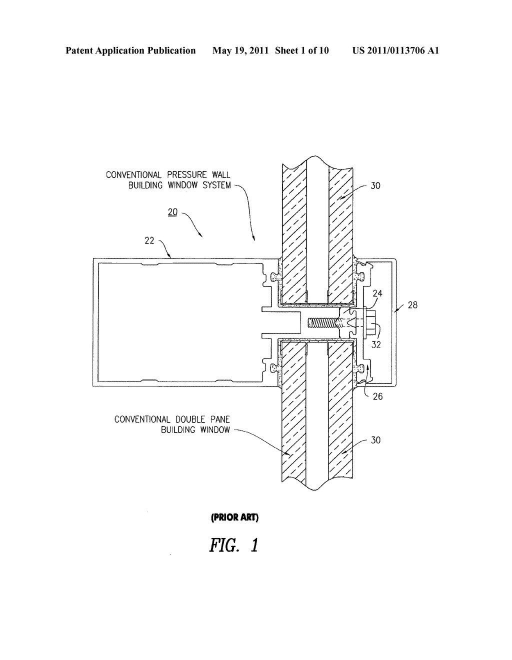 Blast-proof window and mullion system - diagram, schematic, and image 02