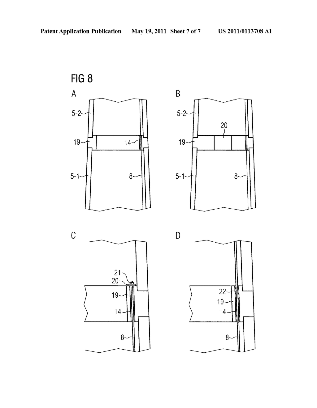 METHOD FOR THE ASSEMBLY OF A TOWER AND TOWER - diagram, schematic, and image 08