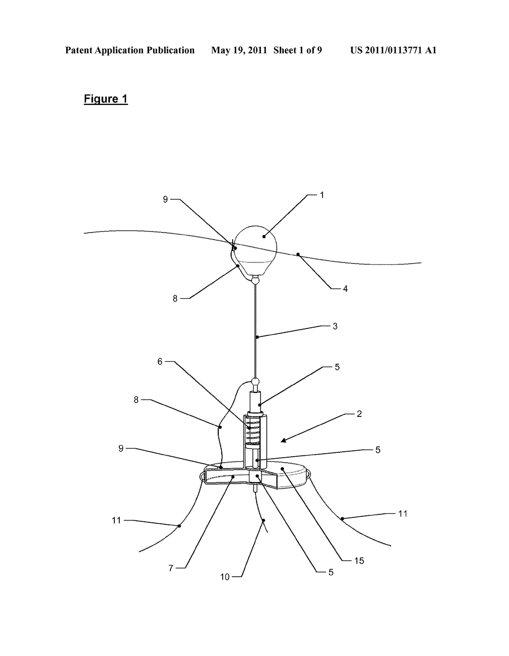 Wave Powered Generator - diagram, schematic, and image 02