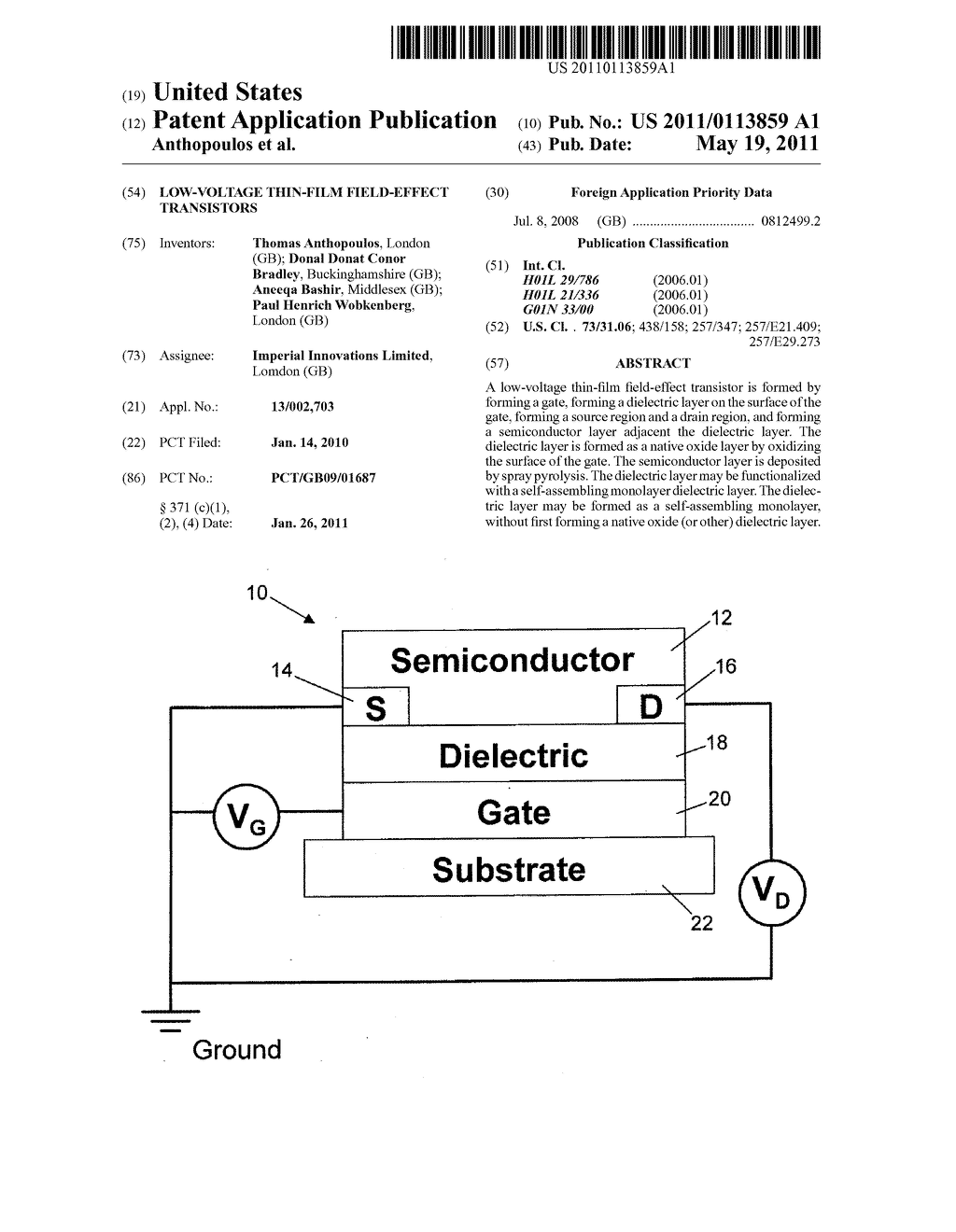 LOW-VOLTAGE THIN-FILM FIELD-EFFECT TRANSISTORS - diagram, schematic, and image 01