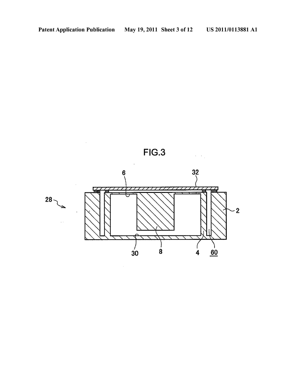 ACCELERATION SENSOR AND METHOD OF FABRICATING ACCELERATION SENSOR - diagram, schematic, and image 04