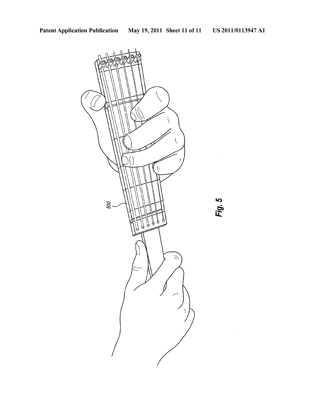 STRINGED INSTRUMENT PRACTICE DEVICE - diagram, schematic, and image 12