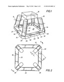 BATTERED COLUMN SEMI-SUBMERSIBLE OFFSHORE PLATFORM diagram and image