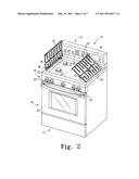 HINGED COOKTOP GRIDS diagram and image