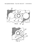 Fluid Processing Device Including Size-Changing Barrier diagram and image