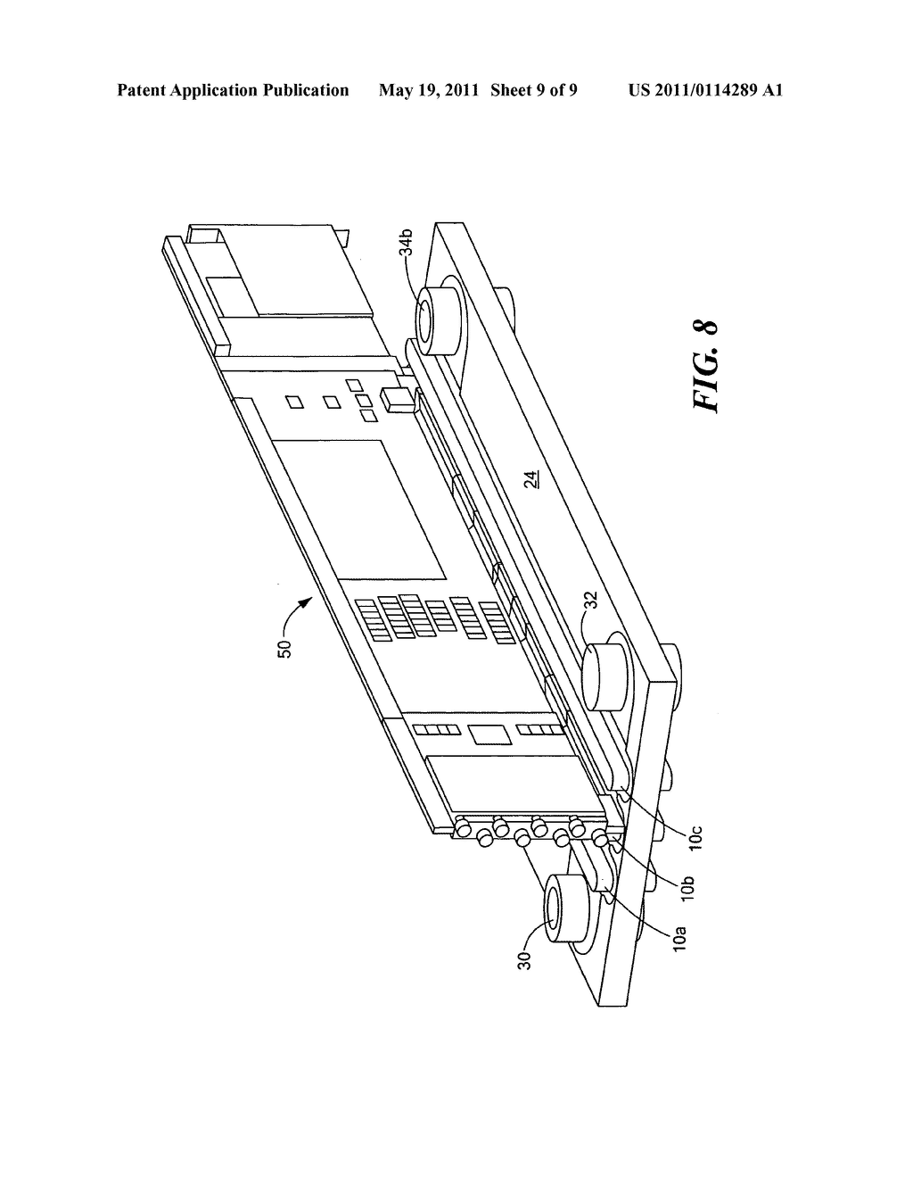 Cold chassis for electronic modules and method of making same - diagram, schematic, and image 10