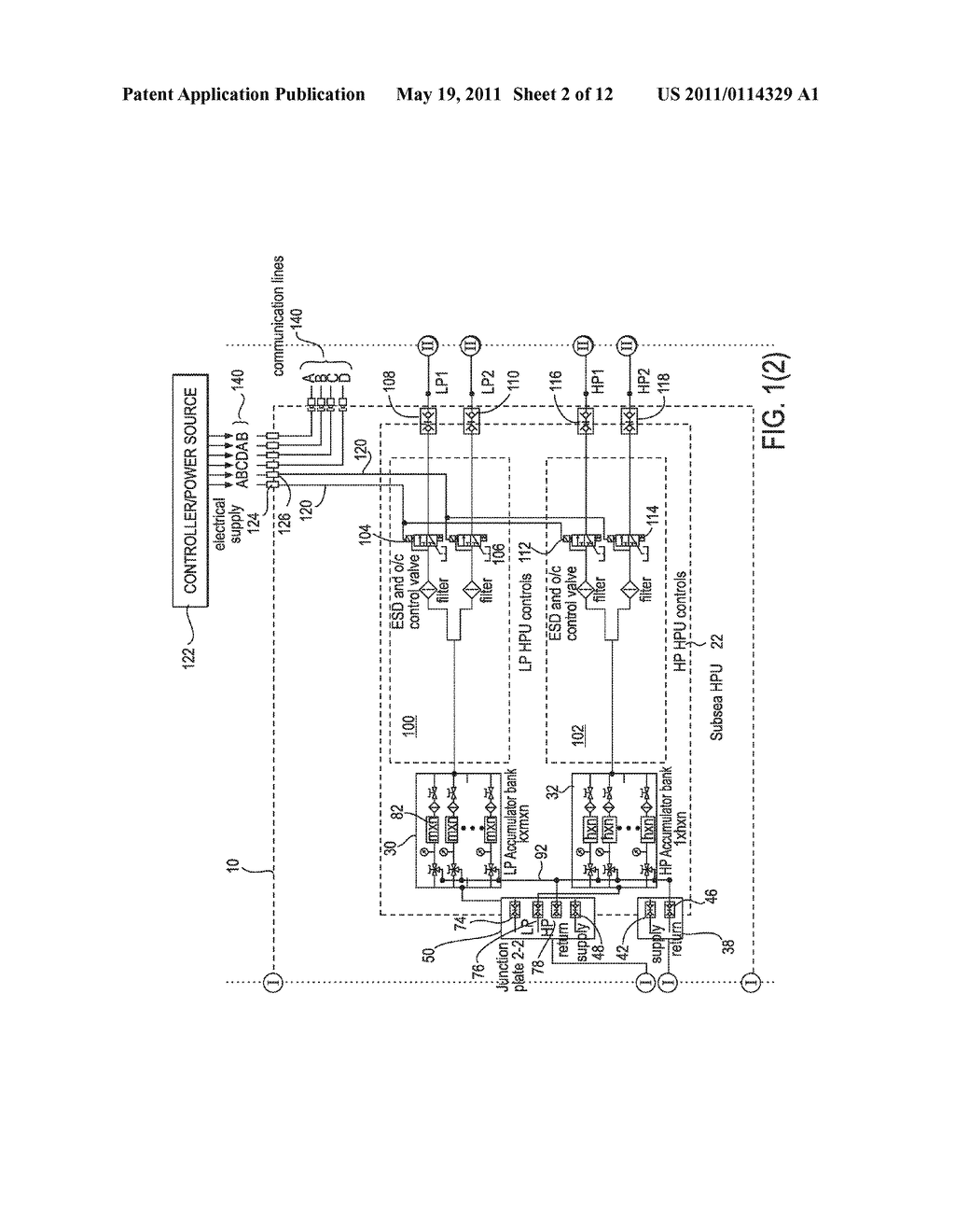 APPARATUS AND METHOD FOR PROVIDING A CONTROLLABLE SUPPLY OF FLUID TO SUBSEA WELL EQUIPMENT - diagram, schematic, and image 03