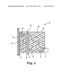 Fire barrier protection for airplanes comprising graphite films diagram and image
