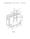 Suitcase with pull rod unit diagram and image