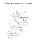 Suitcase with pull rod unit diagram and image