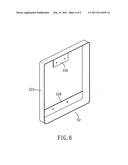 Suitcase with pull rod unit diagram and image