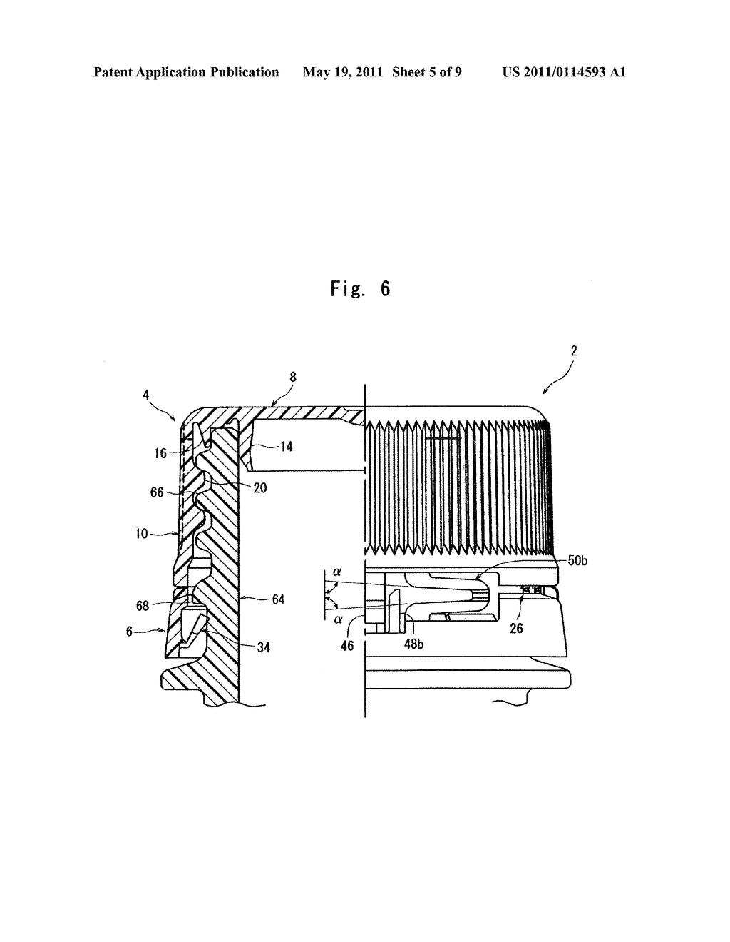 SYNTHETIC RESIN CONTAINER CLOSURE - diagram, schematic, and image 06