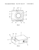 Parallelepiped tape cutter diagram and image