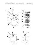 PIEZOELECTRIC SPRAYING SYSTEM AND CORRESPONDING REFILL diagram and image