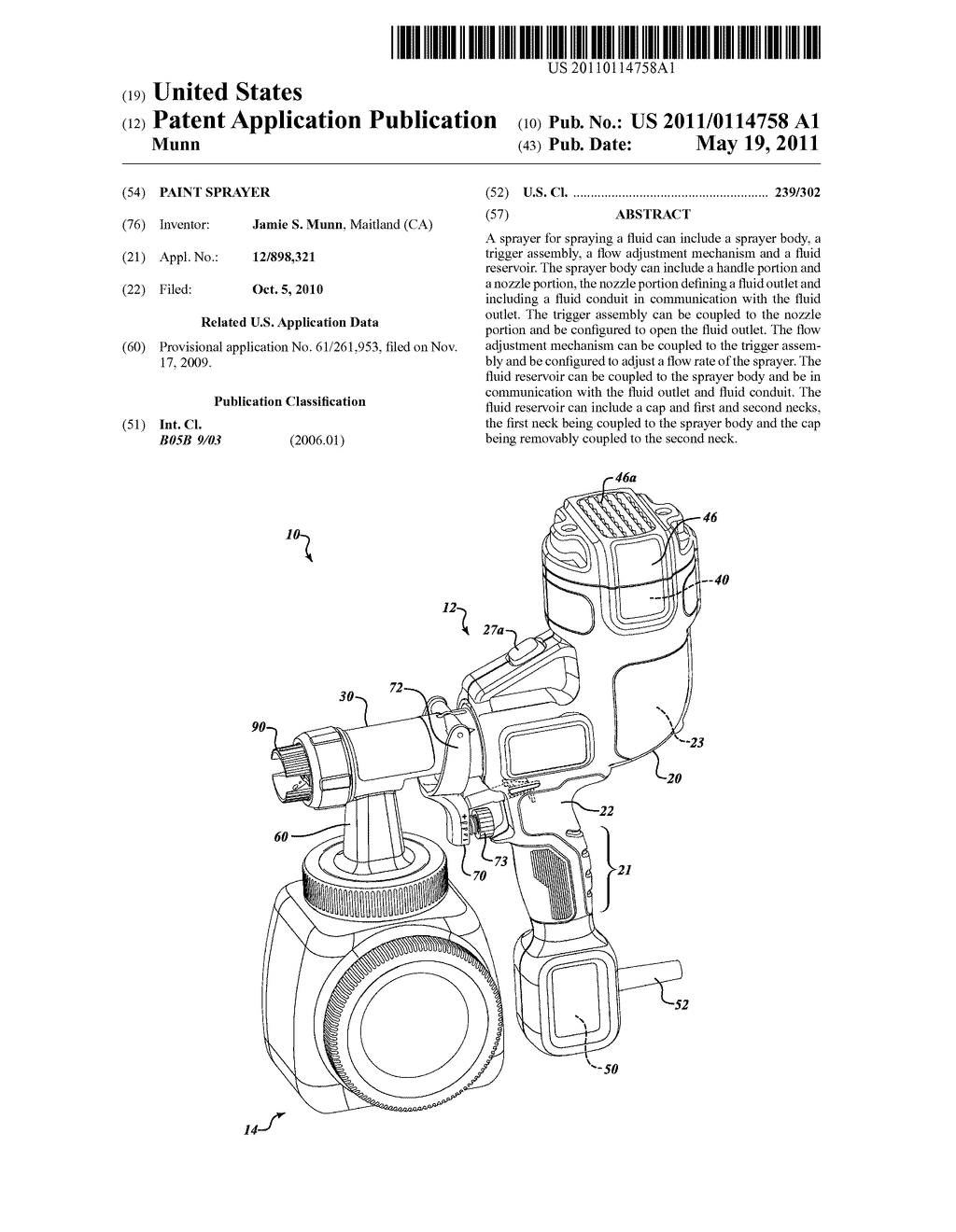 PAINT SPRAYER - diagram, schematic, and image 01