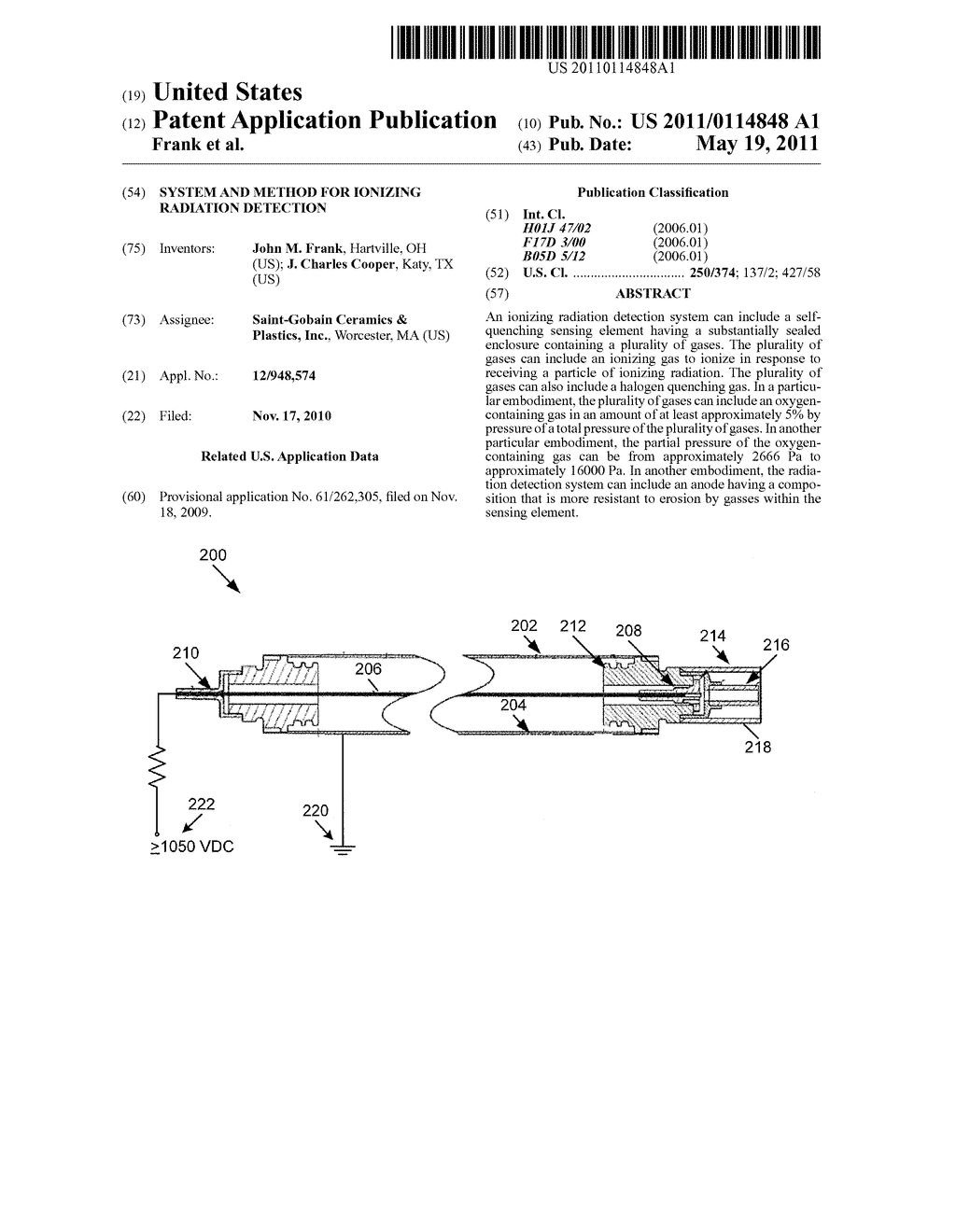 SYSTEM AND METHOD FOR IONIZING RADIATION DETECTION - diagram, schematic, and image 01