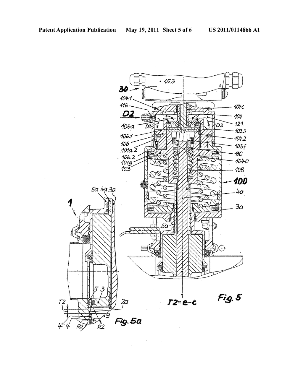Device for Driving a Double Seat Valve Capable of Seat Cleaning - diagram, schematic, and image 06