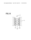 PROCESS FOR PRODUCING THERMOPLASTIC RESIN MOLDED PRODUCT AND THERMOPLASTIC RESIN PARTICLE COMPOSITION diagram and image