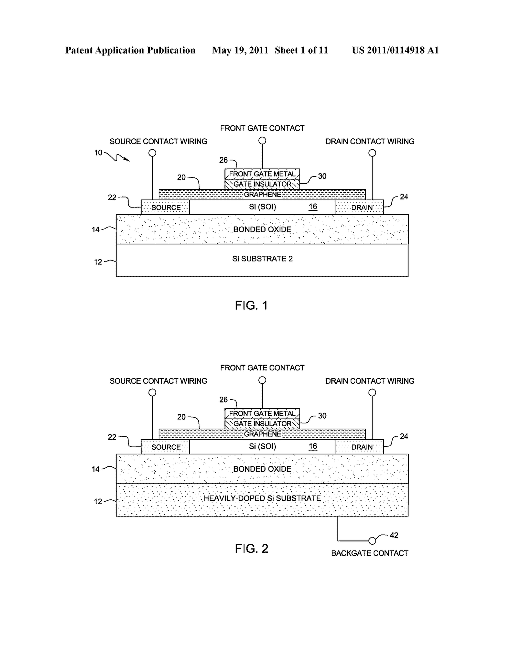 FABRICATION OF GRAPHENE NANOELECTRONIC DEVICES ON SOI STRUCTURES - diagram, schematic, and image 02