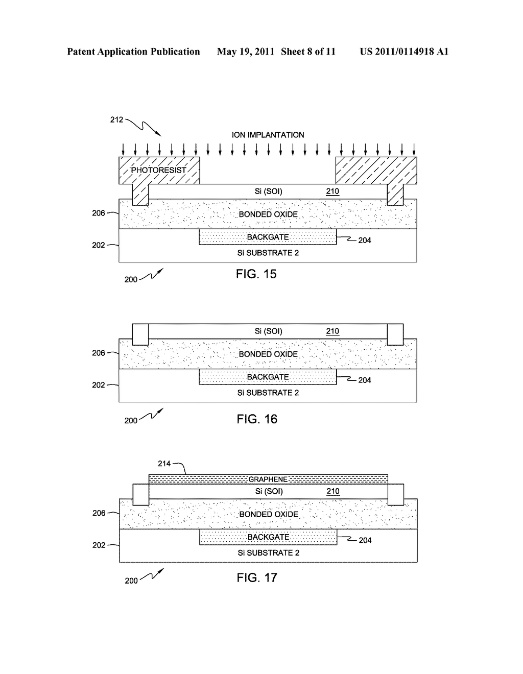 FABRICATION OF GRAPHENE NANOELECTRONIC DEVICES ON SOI STRUCTURES - diagram, schematic, and image 09