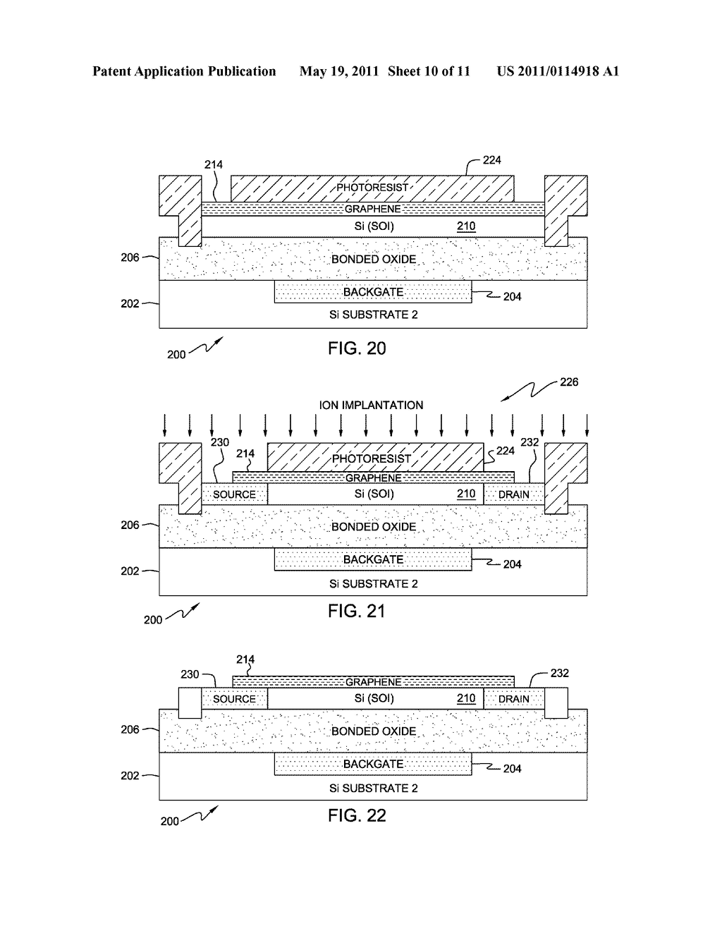 FABRICATION OF GRAPHENE NANOELECTRONIC DEVICES ON SOI STRUCTURES - diagram, schematic, and image 11