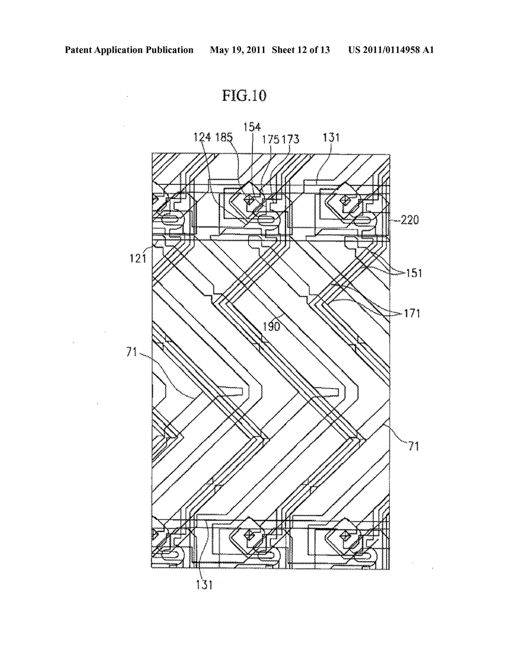 LIQUID CRYSTAL DISPLAY AND THIN FILM TRANSISTOR ARRAY PANEL USABLE WITH THE LIQUID CRYSTAL DISPLAY - diagram, schematic, and image 13