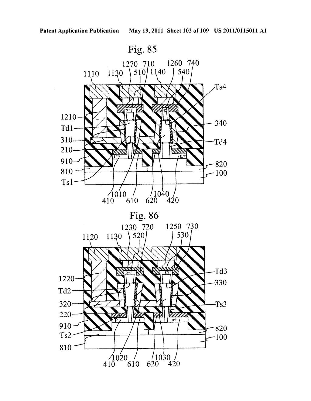 SEMICONDUCTOR ELEMENT AND SEMICONDUCTOR DEVICE - diagram, schematic, and image 103