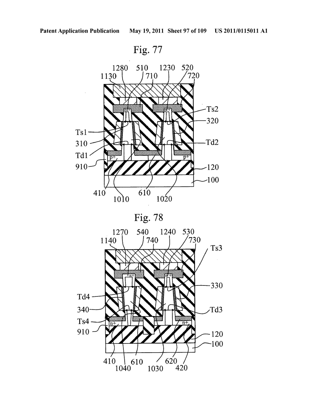 SEMICONDUCTOR ELEMENT AND SEMICONDUCTOR DEVICE - diagram, schematic, and image 98