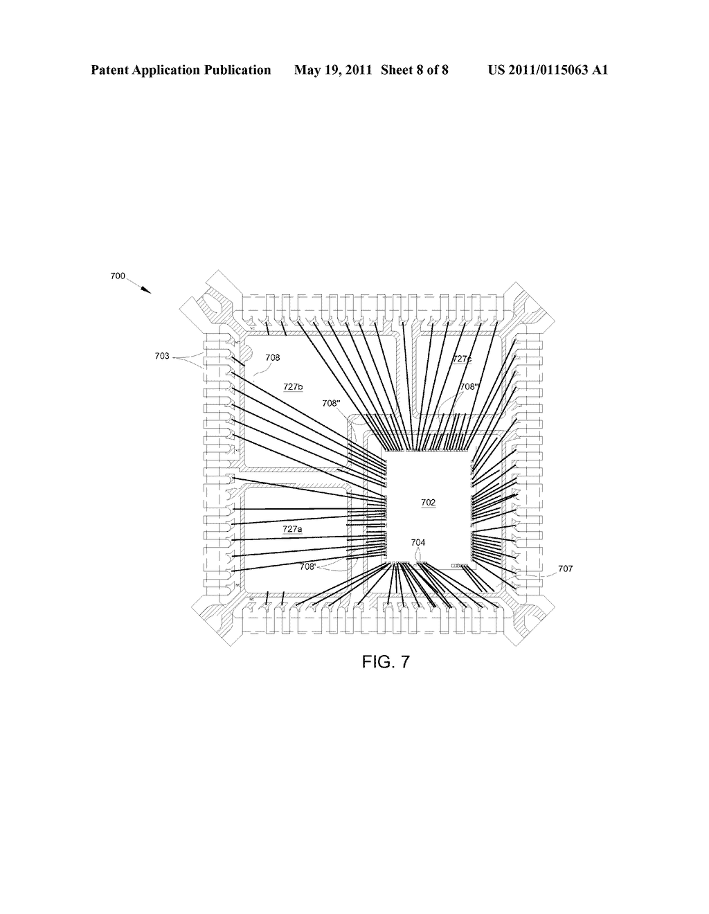 Integrated Circuit Packaging with Split Paddle - diagram, schematic, and image 09