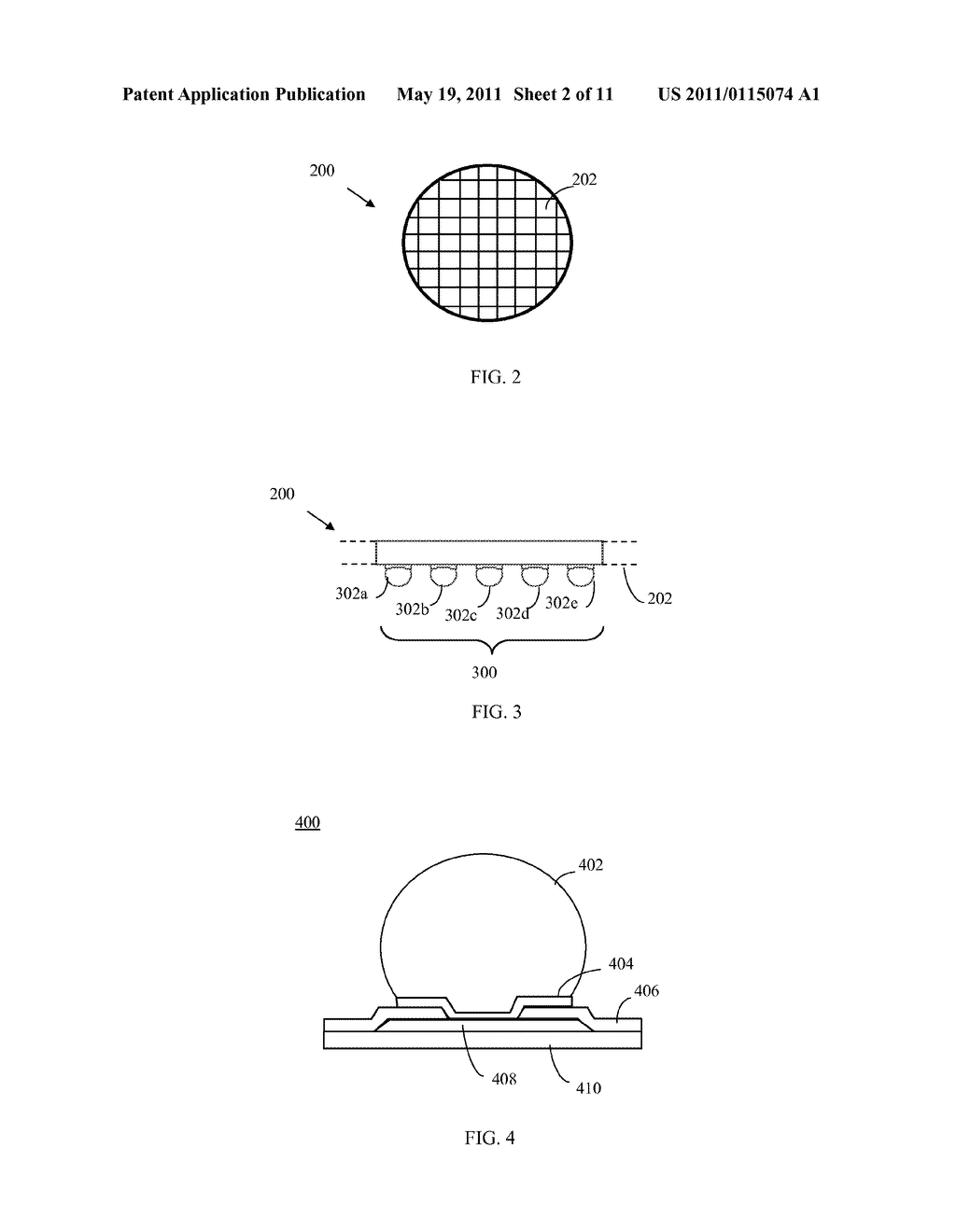 WAFER BUMPING USING PRINTED UNDER BUMP METALIZATION - diagram, schematic, and image 03