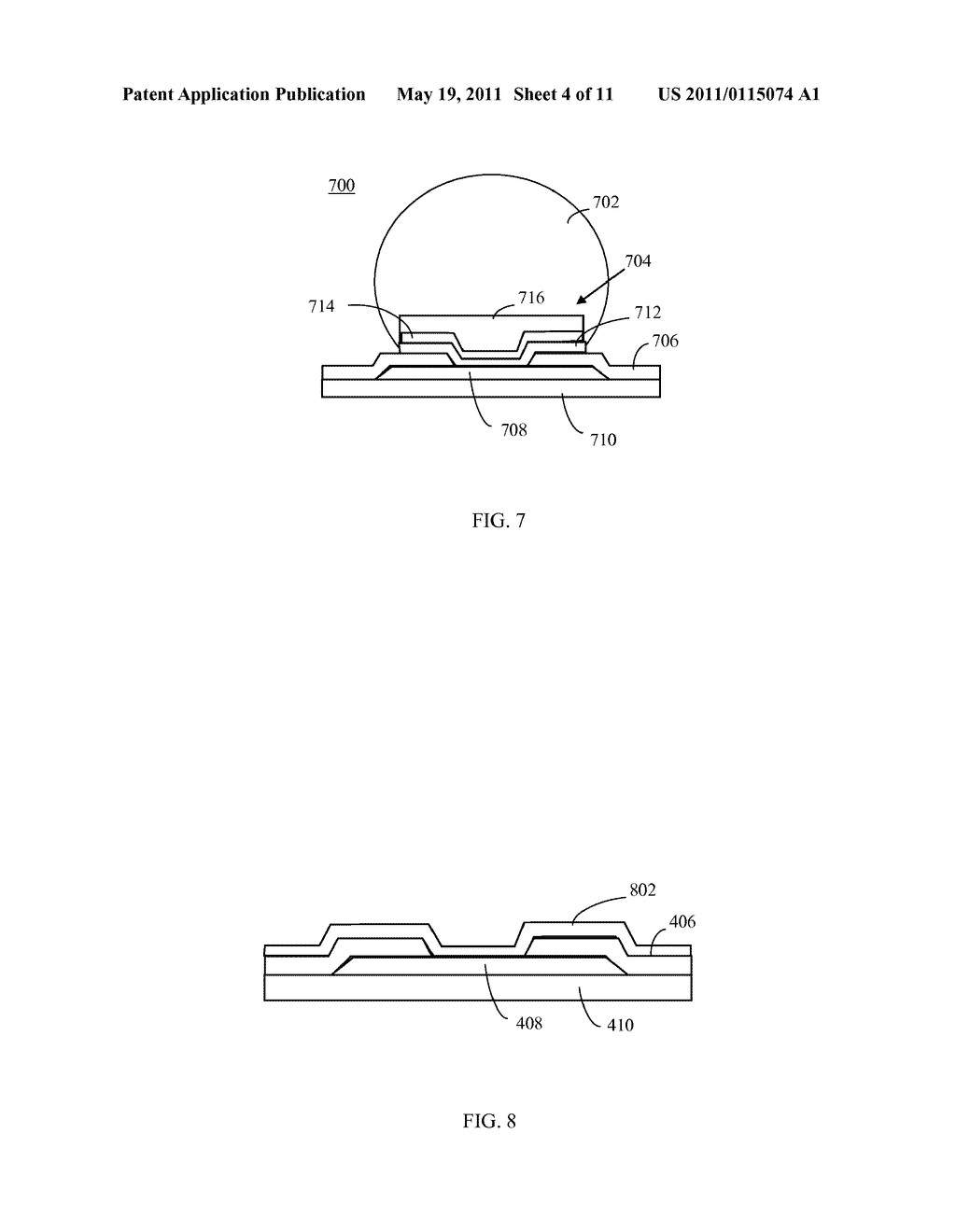 WAFER BUMPING USING PRINTED UNDER BUMP METALIZATION - diagram, schematic, and image 05