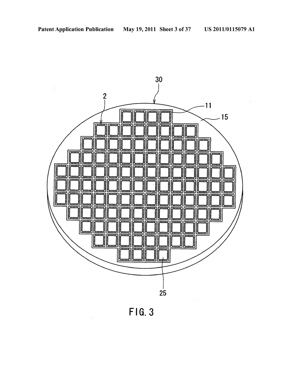 Wafter and substructure for use in manufacturing electronic component packages - diagram, schematic, and image 04