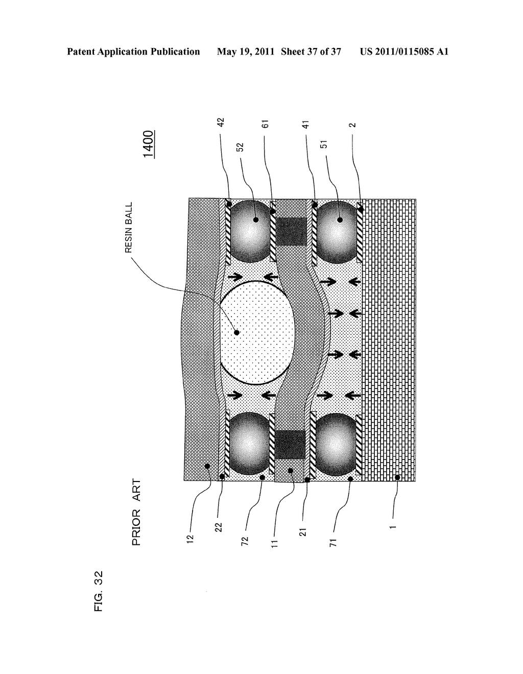 SEMICONDUCTOR DEVICE AND METHOD OF FABRICATING THE SAME - diagram, schematic, and image 38