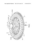 VERTICAL AXIS WIND TURBINE WITH FLAT ELECTRIC GENERATOR diagram and image