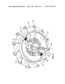 VERTICAL AXIS WIND TURBINE WITH FLAT ELECTRIC GENERATOR diagram and image