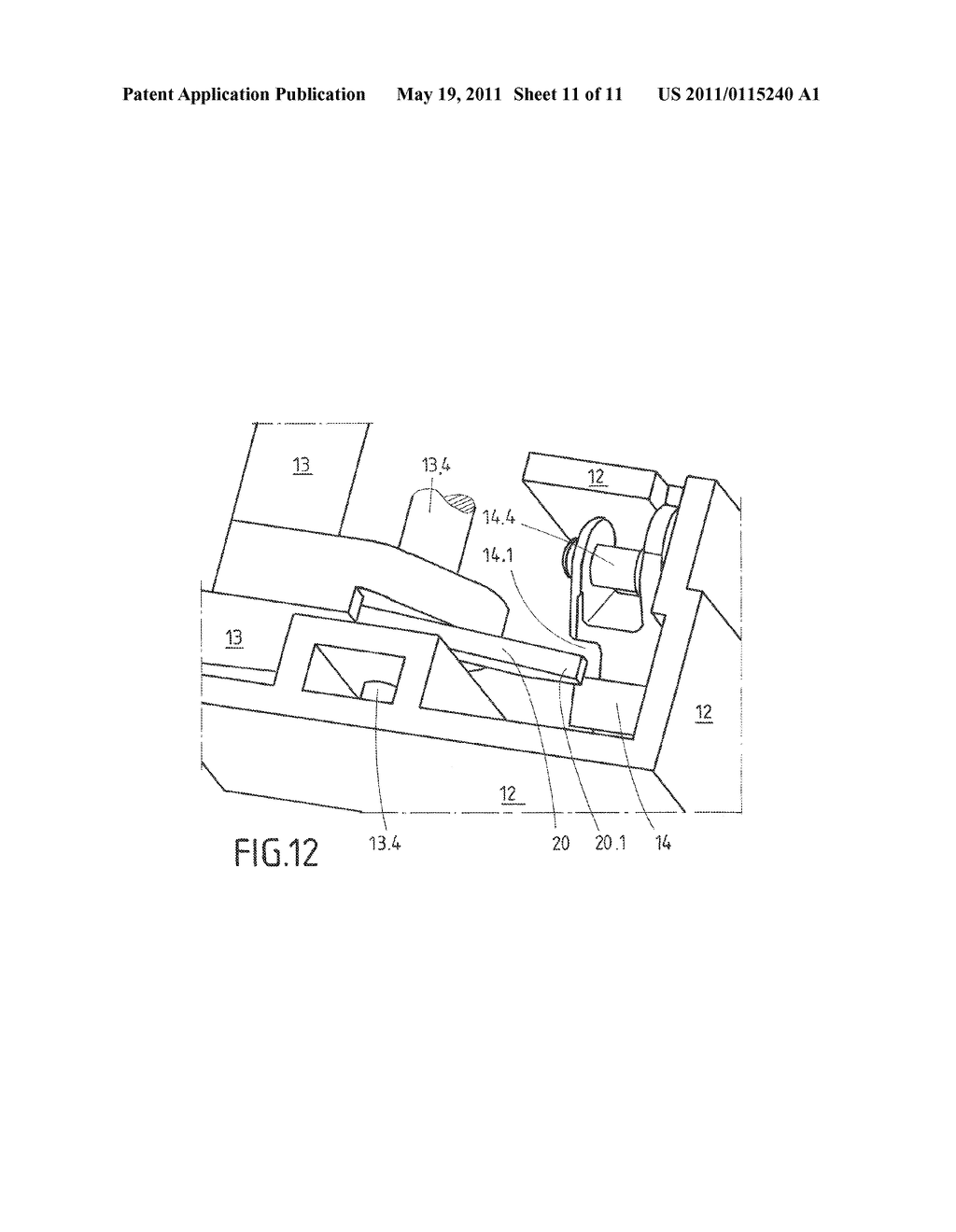 SAFETY DOOR HANDLE - diagram, schematic, and image 12