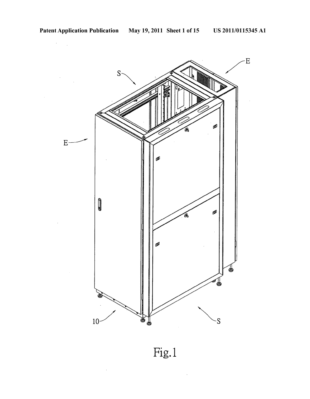 Extendable instrument cabinet - diagram, schematic, and image 02