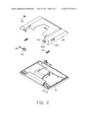 LOCKING DEVICE AND ELECTRONIC ENCLOSURE USING SAME diagram and image