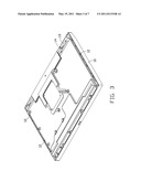 LOCKING DEVICE AND ELECTRONIC ENCLOSURE USING SAME diagram and image