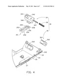 LOCKING DEVICE AND ELECTRONIC ENCLOSURE USING SAME diagram and image