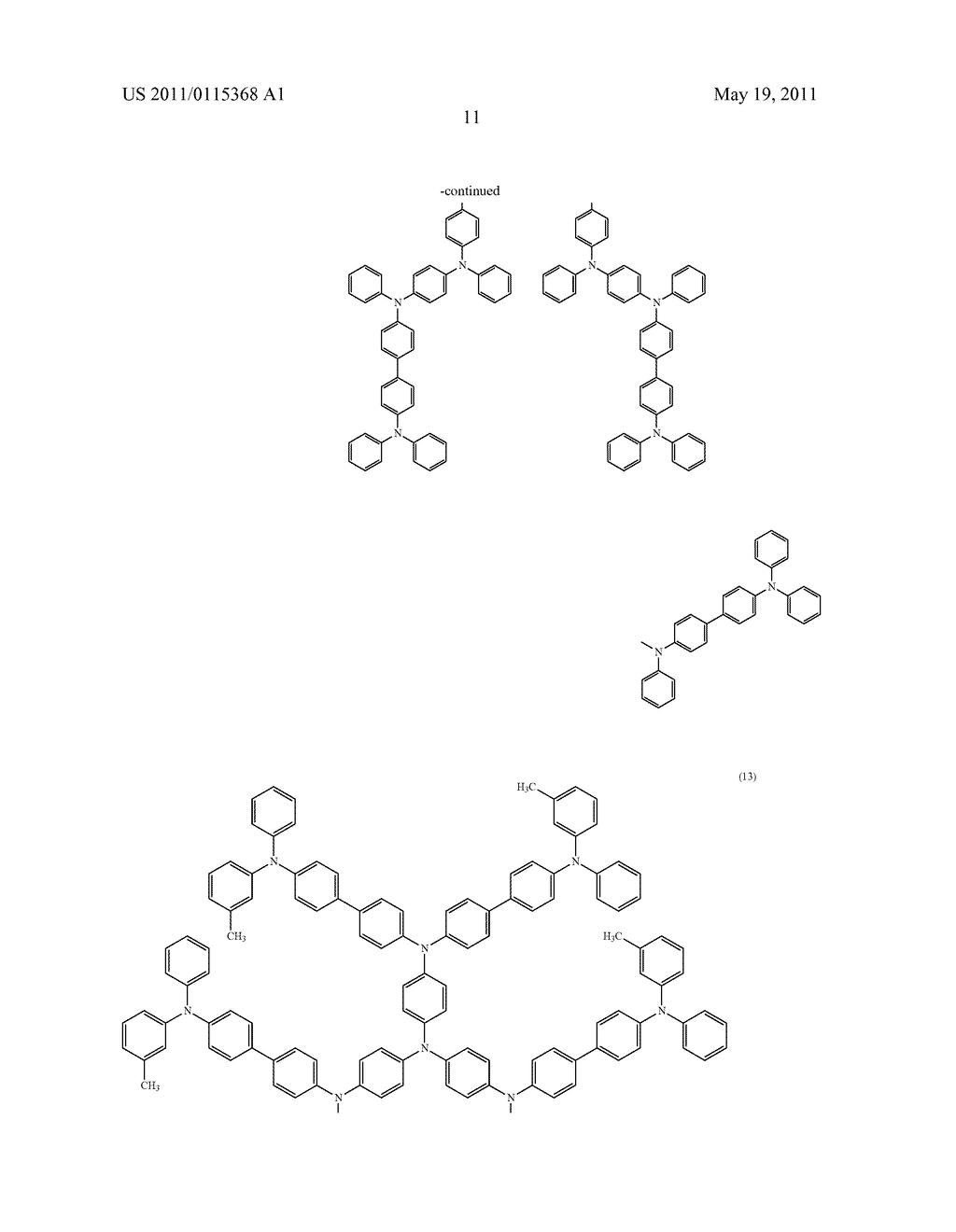 ARYLAMINE COMPOUND AND ORGANIC ELECTROLUMINESCENT DEVICE - diagram, schematic, and image 20