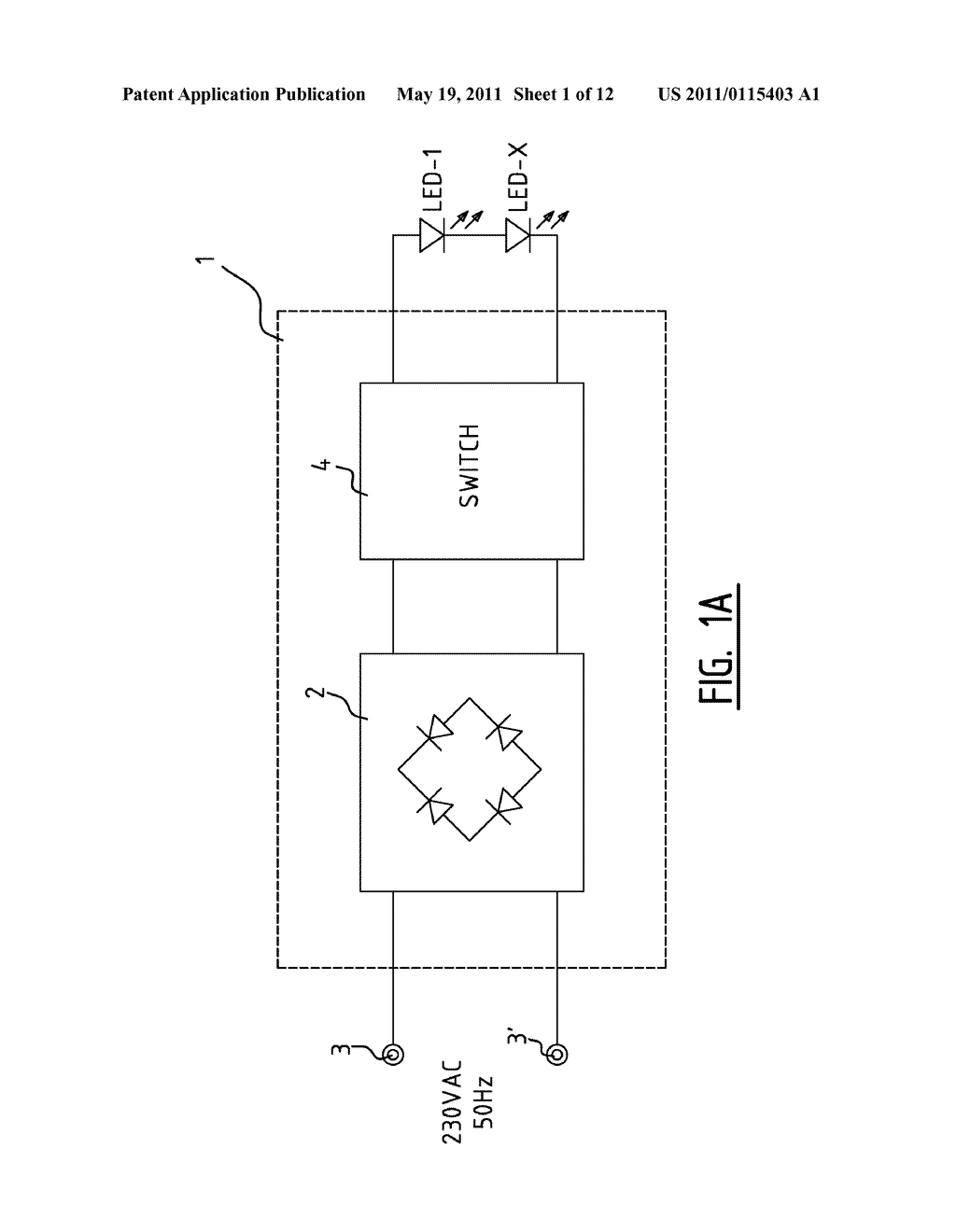 Switched-Mode Power Supply, LED Lighting System and Driver Comprising the Same, and Method for Electrically Driving a Load - diagram, schematic, and image 02