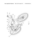 DIRECTION LIGHT AND ILLUMINATION DEVICE FOR BICYCLE diagram and image