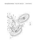 DIRECTION LIGHT AND ILLUMINATION DEVICE FOR BICYCLE diagram and image