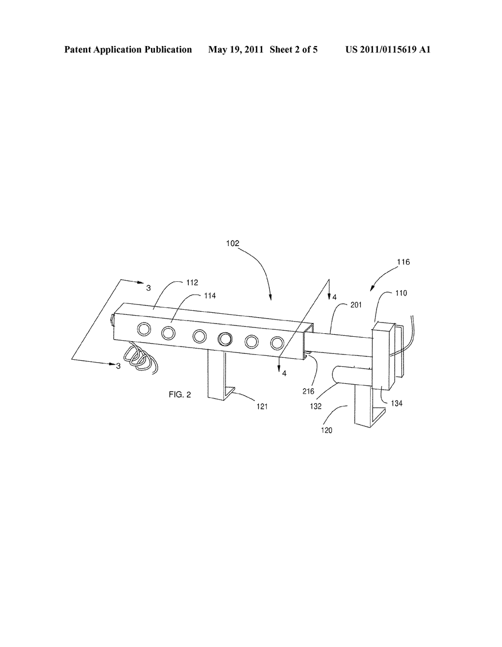 Rear Warning Lights Apparatus for Vehicles - diagram, schematic, and image 03